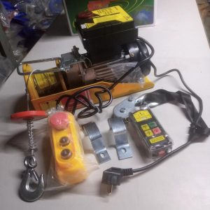 hoist PA600 mesin derek 600 KG 20M takel kontrol listrik remote kabel